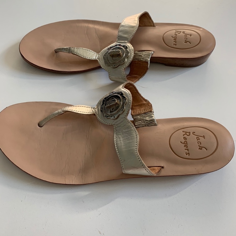Gold sandals